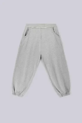 Pantalones de chándal Monster Joggers holgados con puños en gris jaspeado