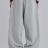 Pantalones de chándal Monster Joggers holgados con puños en gris jaspeado