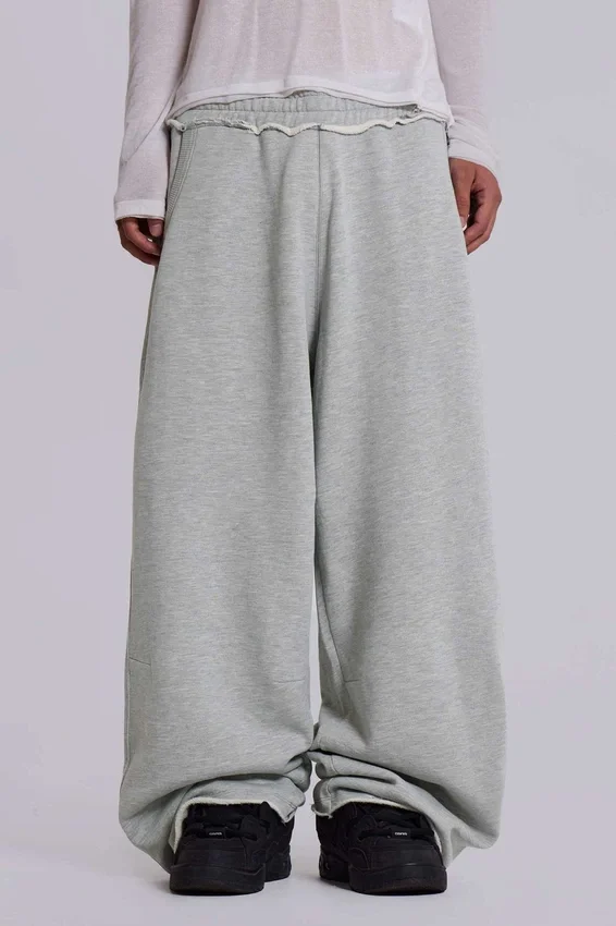 Pantalones de chándal Monster Joggers holgados en gris jaspeado