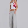 Pantalones de chándal Monster Joggers holgados en gris jaspeado