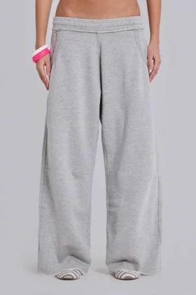 Pantalones de chándal Monster Joggers holgados en gris jaspeado