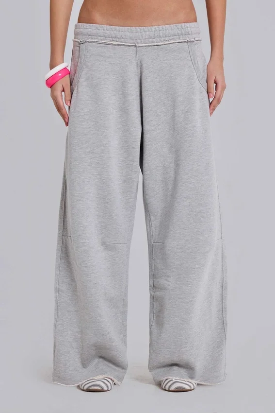 Pantalones de chándal Monster Joggers holgados en gris jaspeado