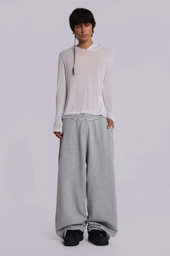 Pantalones de chándal Monster Joggers holgados en gris jaspeado