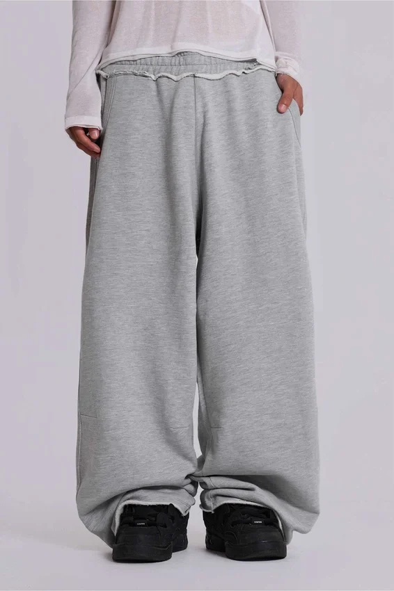 Pantalones de chándal Monster Joggers holgados en gris jaspeado