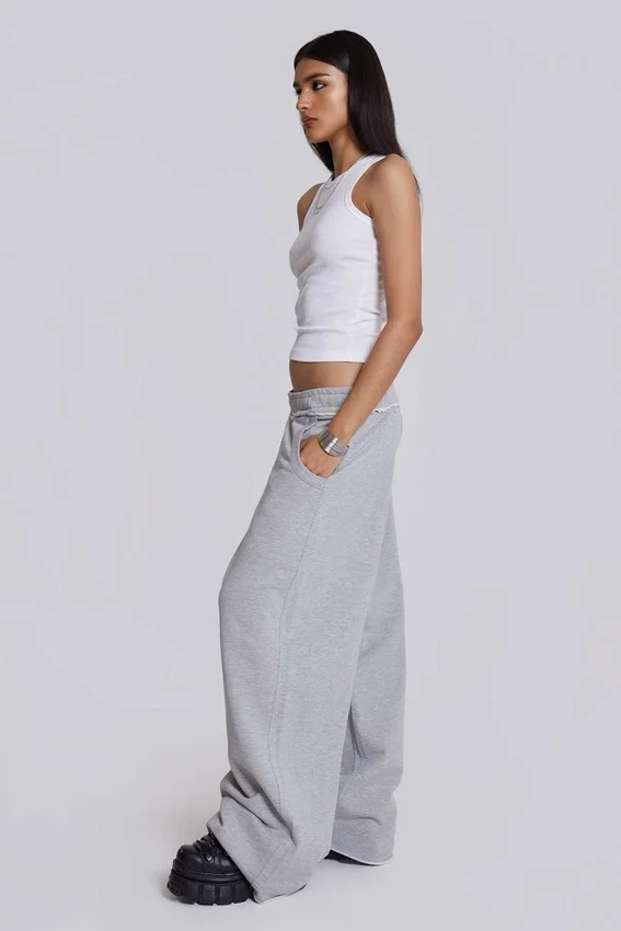 Pantalones de chándal Monster Joggers holgados en gris jaspeado