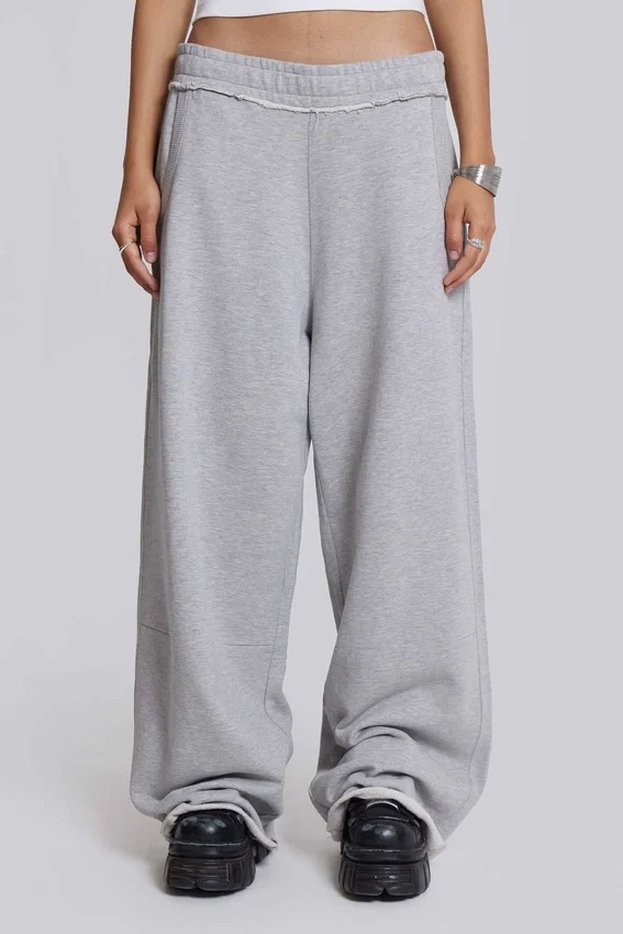 Pantalones de chándal Monster Joggers holgados en gris jaspeado