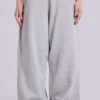 Pantalones de chándal «Monster Joggers» holgados en gris jaspeado para tallas pequeñas