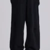 Pantalones de chándal Monster Joggers holgados en negro desgastado