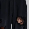 Pantalones de chándal Monster Joggers holgados en negro desgastado