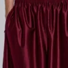 Pantalones de chándal «Vapor» metalizados en color burdeos