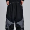 Pantalones de chándal Vapor negros con paneles
