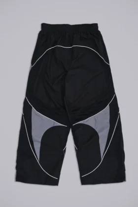 Pantalones de chándal Vapor negros con paneles