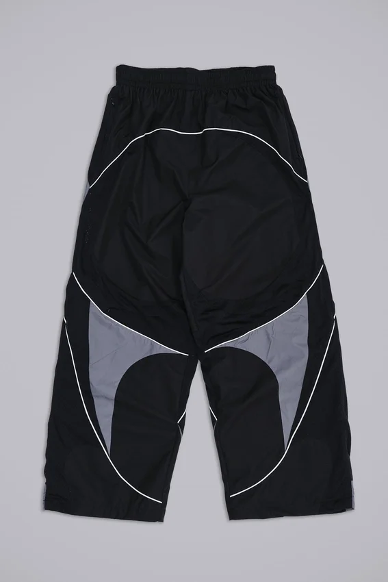 Pantalones de chándal Vapor negros con paneles