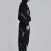Pantalones de chándal Vapor negros con paneles