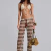 Pantalones de punto a rayas Deva