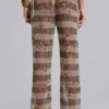 Pantalones de punto a rayas Deva