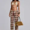 Pantalones de punto a rayas Deva