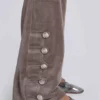 Pantalones de terciopelo de estilo militar Cavalier
