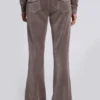 Pantalones de terciopelo de estilo militar Cavalier