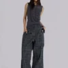 Pantalones de traje «Goliath» a cuadros negros