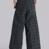 Pantalones de traje «Goliath» a cuadros negros