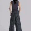 Pantalones de traje «Goliath» a cuadros negros
