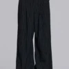 Pantalones de traje Goliath a rayas finas negros