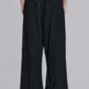 Pantalones de traje Goliath a rayas finas negros