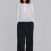 Pantalones de traje Goliath a rayas finas negros