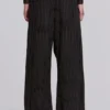 Pantalones de traje Goliath a rayas finas negros