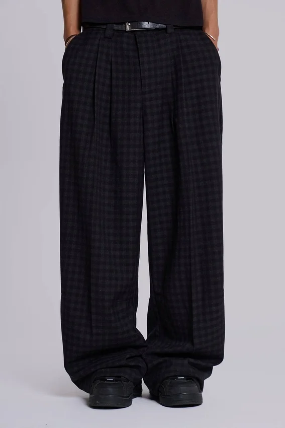 Pantalones de traje Goliath de cuadros vichy