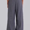 Pantalones de traje Goliath en gris claro a rayas finas