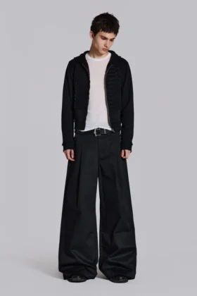 Pantalones de traje Goliath negros con tachuelas