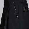Pantalones de traje Goliath negros con tachuelas