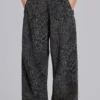 Pantalones Monster Joggers con estampado de leopardo en gris carbón