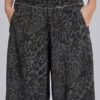 Pantalones Monster Joggers con estampado de leopardo en gris carbón