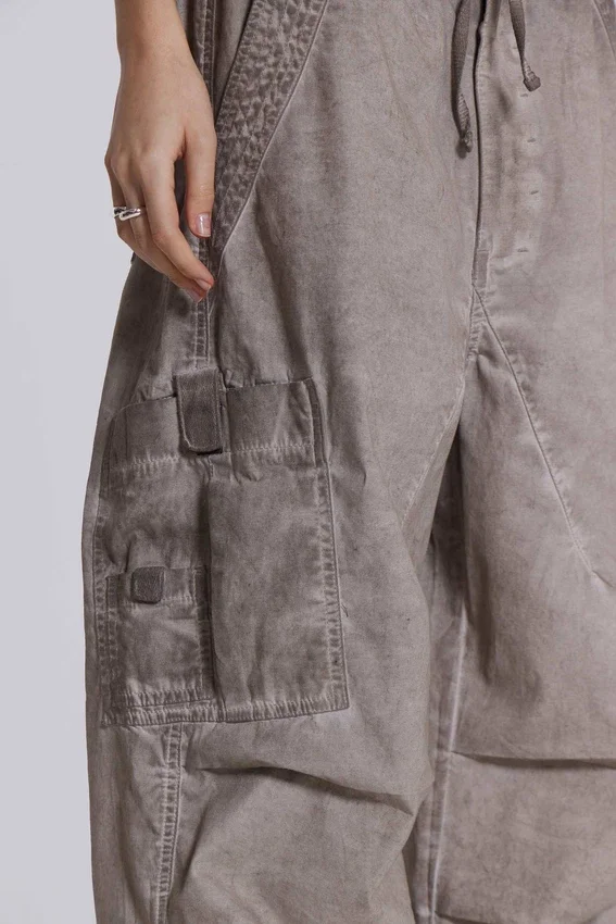 Parachute Pants con lavado «Stone Oil»