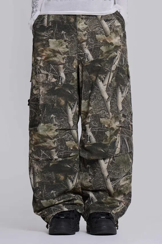 Parachute Pants de camuflaje Woodland