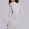 Pantalones jogger holgados de corte acampanado Cleo en gris jaspeado