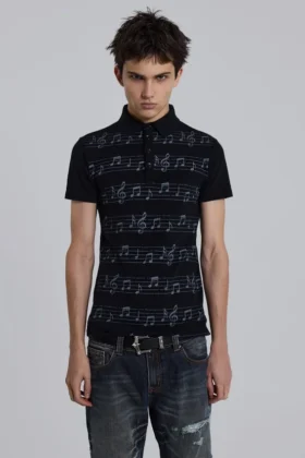Polo «Riff» negro