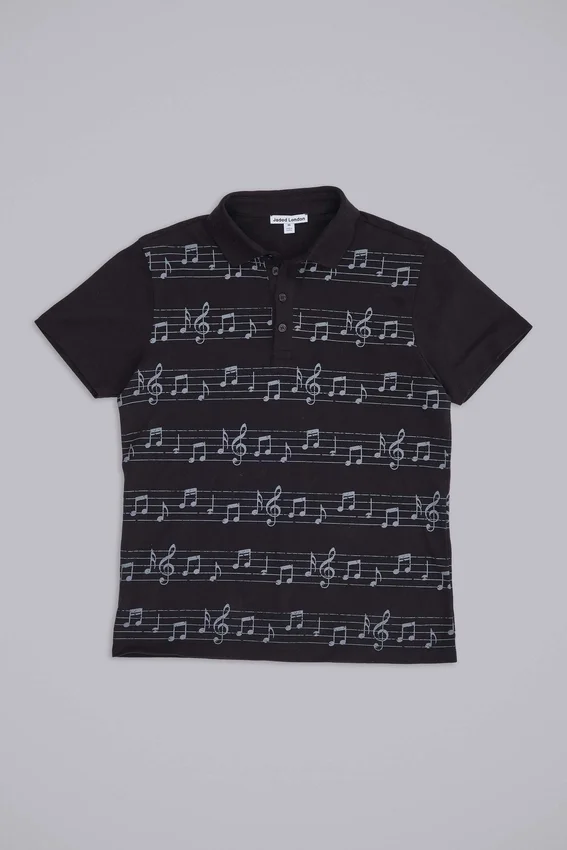 Polo «Riff» negro