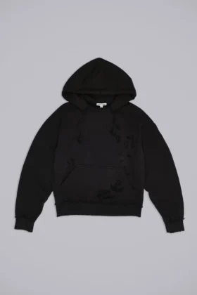 Sudadera con capucha «Bitten» en negro