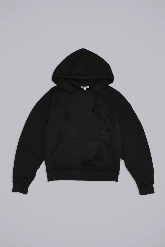 Sudadera con capucha «Bitten» en negro