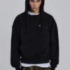 Sudadera con capucha «Bitten» en negro
