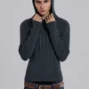 Sudadera con capucha de canalé «Dornan»