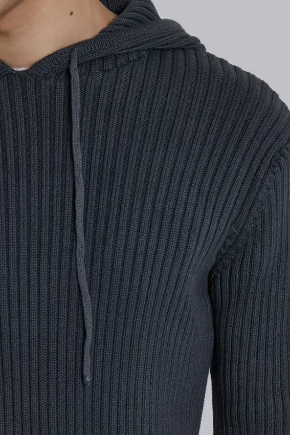 Sudadera con capucha de canalé «Dornan»