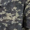 Sudadera con capucha de tejido waffle con estampado de camuflaje digital