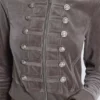 Sudadera con capucha de terciopelo estilo militar «Cavalier»