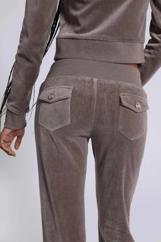 Pantalones de terciopelo de estilo militar Cavalier