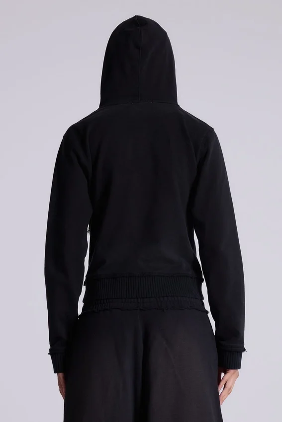 Sudadera con capucha «Military Monster» negra